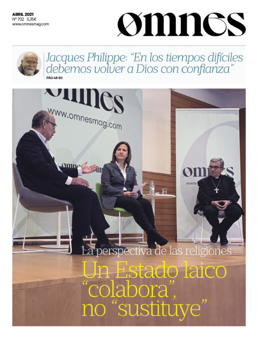 Titelseite der Zeitschrift Omnes April 2021