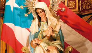 Santa María de la Divina Providencia con el niño.