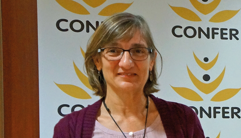 Lourdes Perramón, vice-president of CONFER.