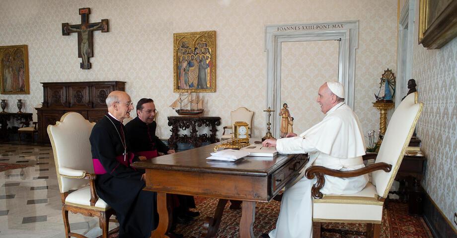 Der Prälat des Opus Dei und Papst Franziskus