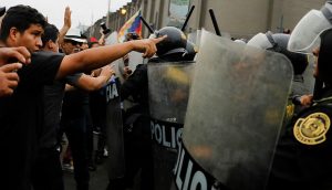 protestations au Pérou