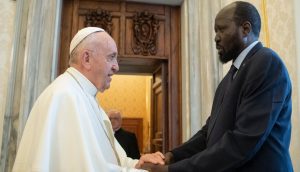 Il Papa e il Presidente del Sud Sudan
