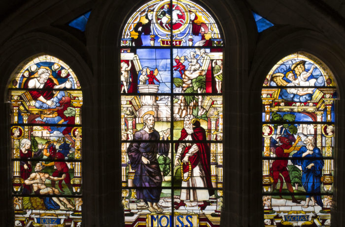 Glasmalerei der Kathedrale von Segovia