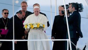 o papa francisco em lampedusa