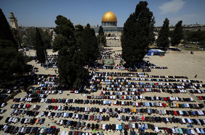 preghiera del ramadan a Gerusalemme