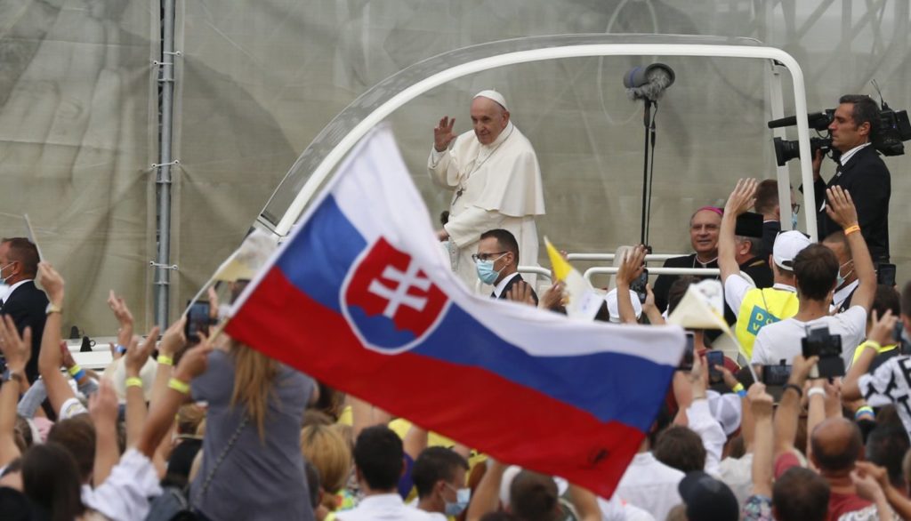 papa en Eslovaquia
