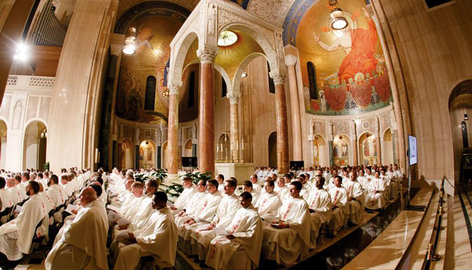 Priests at the Shrine of the Immaculate Conception (Washington, D.C.)