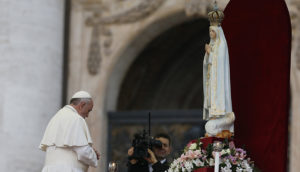 Papst Franziskus Ukrainische Jungfrau