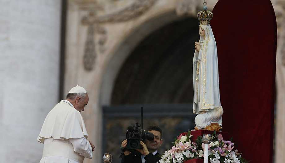 Papa Francisco virgen ucrania