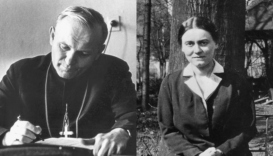 Karol Wojtyła et Edith Stein