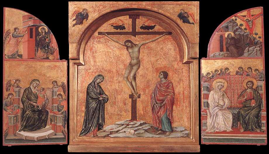 Triptych, Crucifixion 1305-08 Royal Collection, Windsor