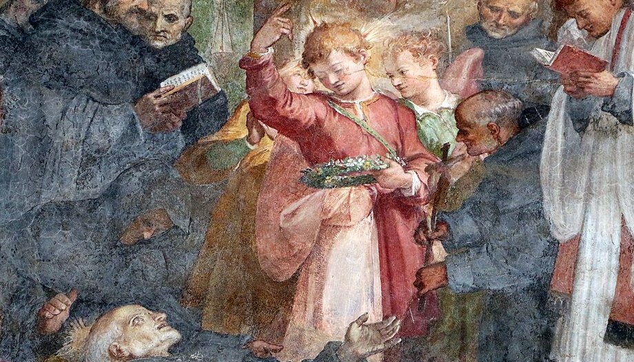 Morte di Sant'Alessio Falconieri.