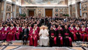 Audience du pape François avec la Rote romaine