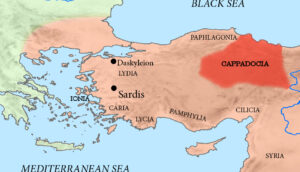 Cappadocia in Turkish lands.