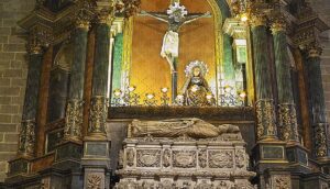 Capela de San Olegario na Catedral de Barcelona.