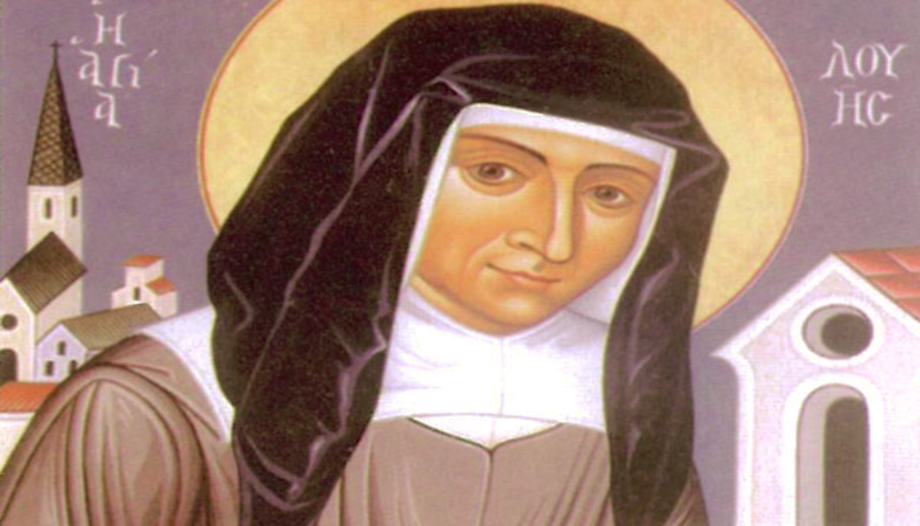 Die Heilige Louise von Marillac.