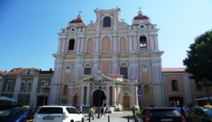 Igreja de São Casimiro em Vilnius (Vilnius), a capital da Lituânia.