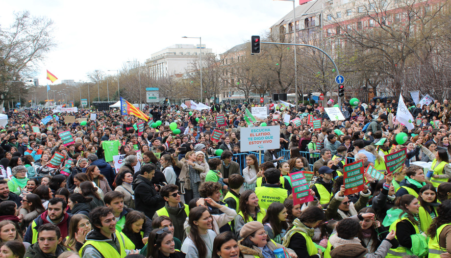 Marsch "Ja zum Leben 2024" in Madrid